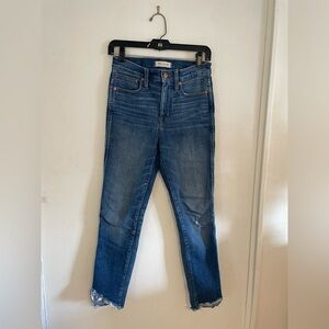 Madewell Women's Skinny Blue Jeans